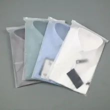 Frosted PE Zip Lock Package for with Logo