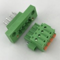 male and female plug panel mount terminal block