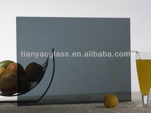 High quality grey float glass for decoration