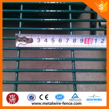 PVC coated 358 anti-climb fence panel