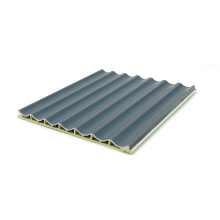 WPC Wall Panels 400*8mm Wooden Marble Pattern for Home & Hotel Bathroom Decoration