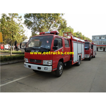 4m3 4x2 Double Cabin Fire Trucks