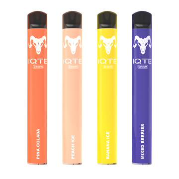 Хороший IQTE Smooth Blast 800Puffs одноразовые ароматы Vape