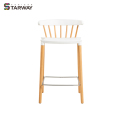 Silla de barra de madera plástica de estilo moderno BS-S005E