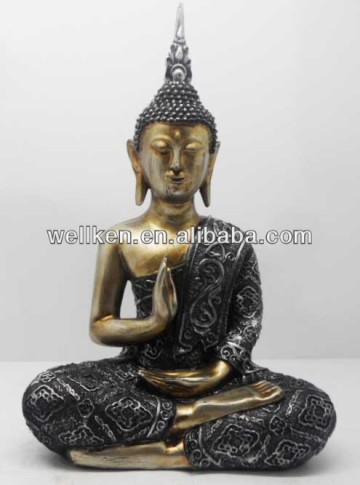 polyresin metal buddha