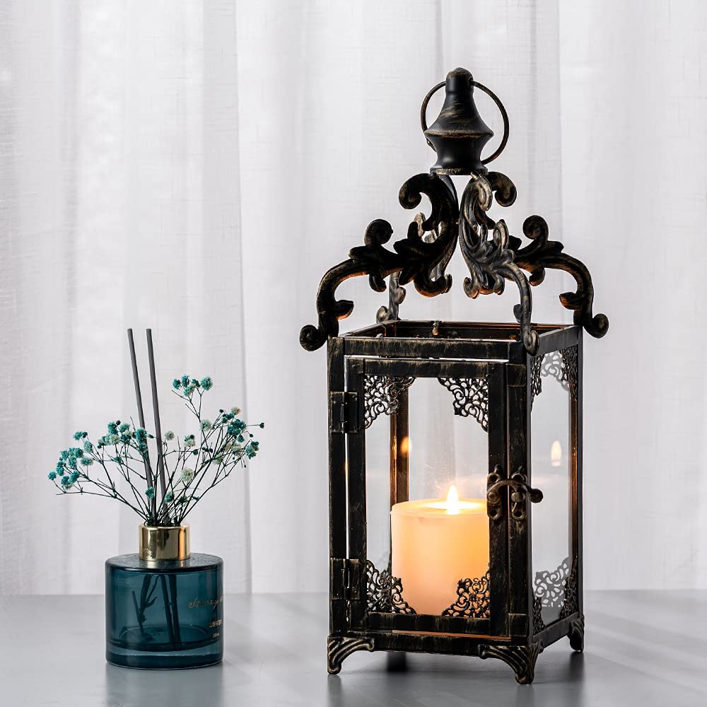 Patio Rustic Home Decor Candle Lantern