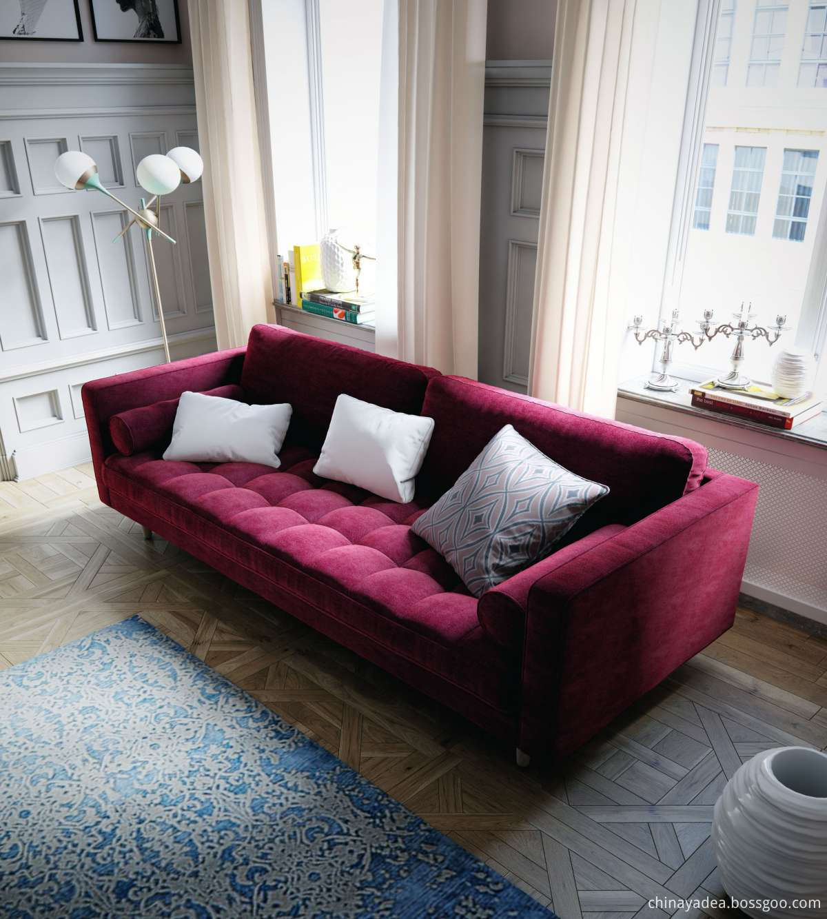 Polular Wood Frame Luca Sofa Polular Wood Frame Luca Sofa