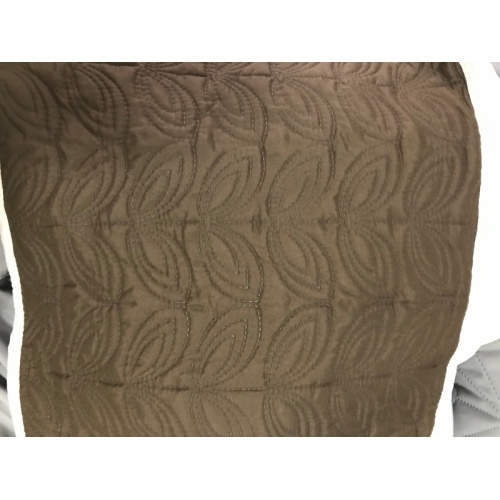 Leaves Design Ultrasonic Microfiber Fabrics