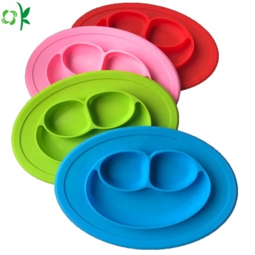 Wholesale 100% Silicone Suction Plate with Smile