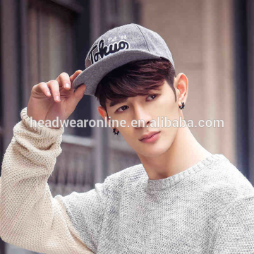 Fashion custom wool snapback 3d embroidery snapback cap for men