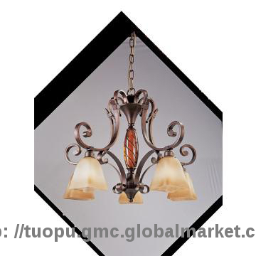 Ancient Style European resin chandelier lamp shades with Hand-paint