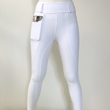 Hot Style Nieuwe grijze grijze stoel siliconen paardrijden leggings