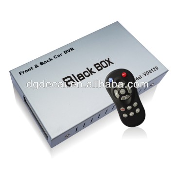 720x480 2CH Black Box Dual Camera Car Recorder