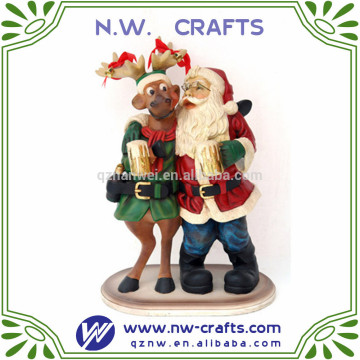 Christmas decorate resin christmas ornaments