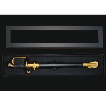 Engraved metal military command sword