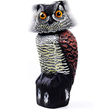 Outdoor Garden Owl Decoy Scarecrow with Rotating Head – Supplier