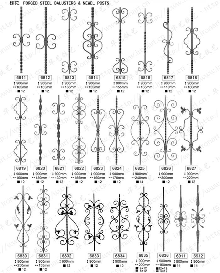 Wrought Iron Balusters