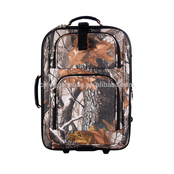 2015 bionic forest tree design fabric handle ferric luggage buit-in travel bag