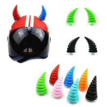 Devil Horns Motorcycle Helmet Stickers for Electric Bike and Car Styling