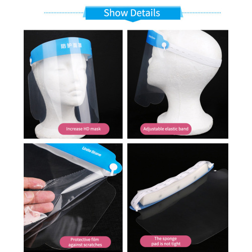 Heat Resistant Face Protection Shield for Spray