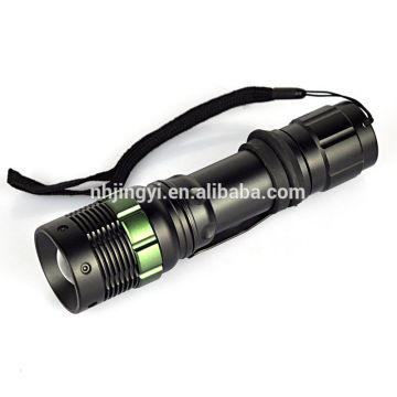 5W zoomable 18650 or AAA flashlight tactical 400 lumen waterproof led torch without battery