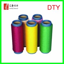 polyester dty yarn 75D/36F dope dyed