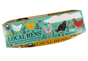 Hybrid 12-Egg Carton for Fresh Egg Storage