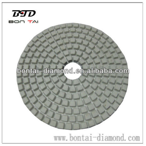 Granit kering putih polishing pad 3,4,5 inci