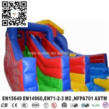 Commercial inflatable water slide with pool, inflatable waterslide for fun