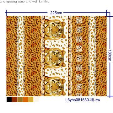 Pure Polyester  Down throw Blanket