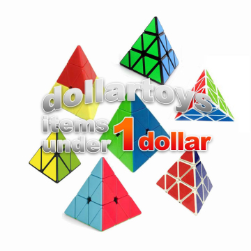 1 Dollar Items Promotion: Speed Pyramid, Magic Mirror Cube Toy Sale