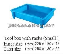 Plastic tote box with racks(small)