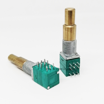 Push Function Dual Concentric Triple Resistance Potentiometer