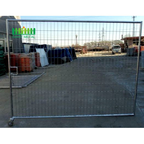 Galvanised temporary fence brace