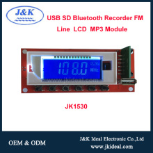 USB FM radio tuner Bluetooth recorder mp3 sound module for audio mixer