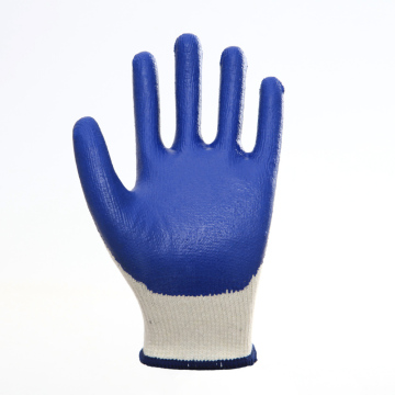 Polyester Shell Latex Coated Safety Work Glove