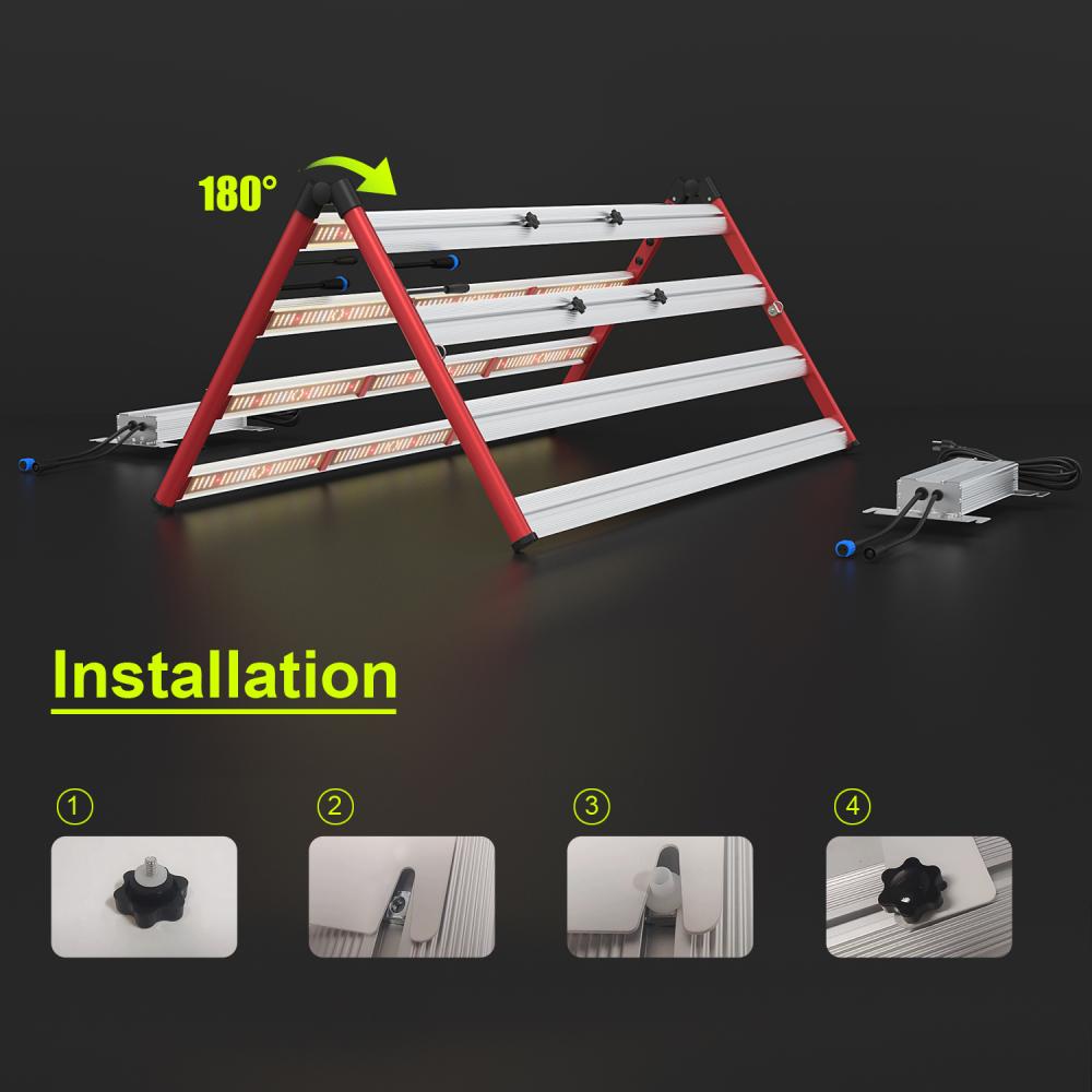 AGLEX US CA TH EU Stock 6x6 5x5 4x4 สูง PPFD LM301B LM301H Dimmable Full Spectrum LED เติบโตแสงสำหรับการทำฟาร์มแนวตั้ง