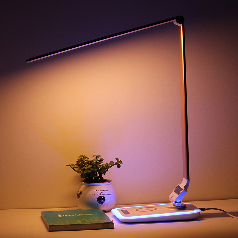 Wireless Charger Foldable Mobile Phone Usb Charging For modern study table lamp With Qi Wireless Charger