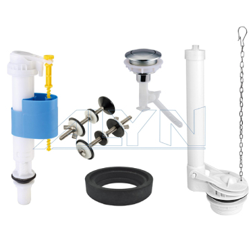 North America currency flush valve bottom fill valves toilet cistern mechanism