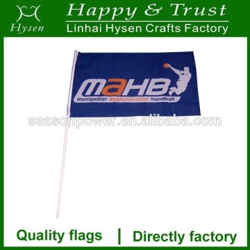custom hand held flags