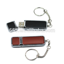 Novelty Leather usb flash drive, USB drive with keychain 2GB 4GB 8GB 16GB 32GB