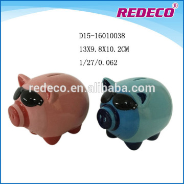 Wholesale ceramic pig piggy bank