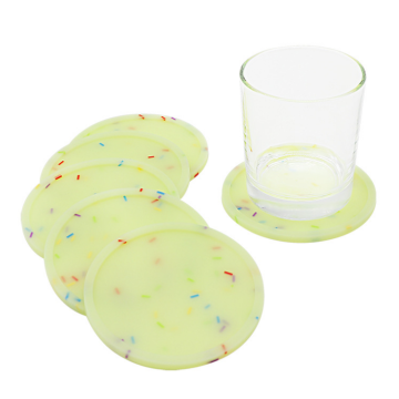 GLOW IN DE DONKERE SILICONE CUP COSTERS MAT