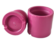 1.66EU Thickened Black Oil Pipe Thread Protector Wire Guard Cap & Plug