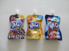 Different flavours fruit jelly drink