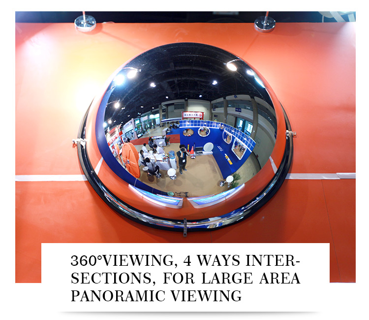 360 View Degree Indoor Acrylic Full Dome Mirror for Indoor, Indoor Using Spherical Mirror