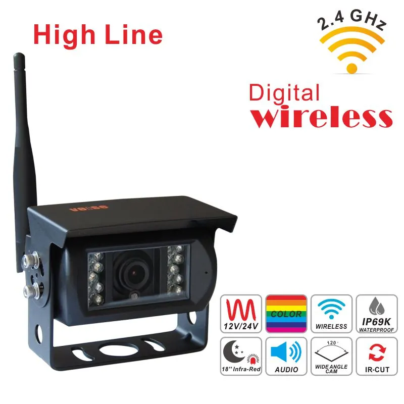 Digital Wireless Monitor Camera System for Forklifts, Buses and Trucks