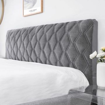 Multicolor Quilted Washable Covers Headboard