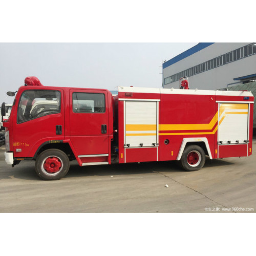 Camión de extinción de incendios del tanque de bomberos de la bomba de agua de las compañías de Isuzu