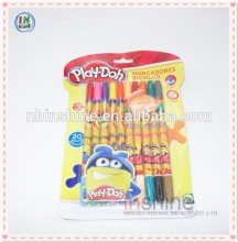 Double ended water color pen with cap , 20 color water color pen set